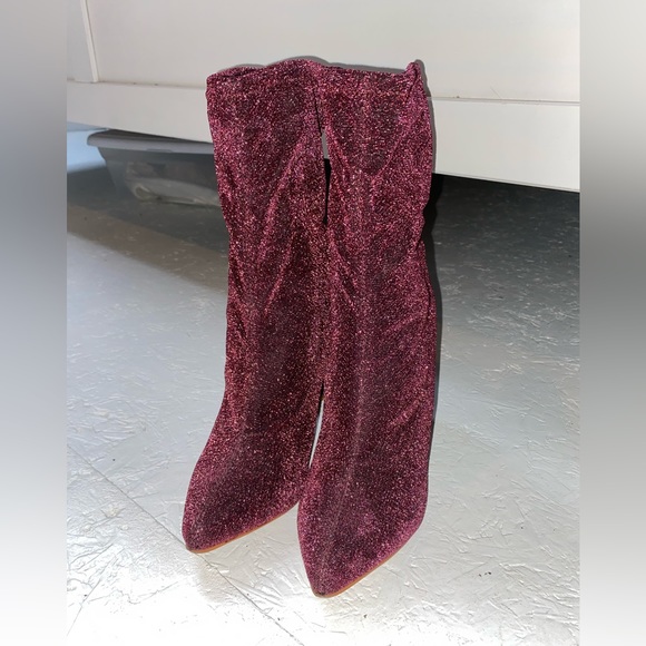 Sparkle block heel boot - Picture 2 of 4